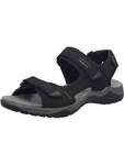 Josef Seibel Arlo 02 Sandale Trekkingsandale Komfortschuh Schwarz/Dunkelblau/Dunkelgrau