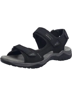 Josef Seibel Arlo 02 Sandale Trekkingsandale Komfortschuh Schwarz/Dunkelblau/Dunkelgrau