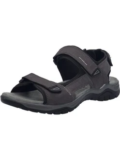 Josef Seibel Arlo 02 Sandale Trekkingsandale Komfortschuh Dunkelgrau/Grau/Khaki