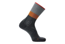 UYN Sportsocken Herren Trekking Socken Trekking One Cool Socks Dunkelgrau/Grau/Orange/Schwarz/Braun/Hellgrau