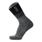 UYN Sportsocken Herren Trekking Socken Trekking One Cool Socks Dunkelgrau/Grau/Schwarz/Hellgrau