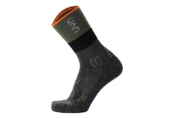 UYN Sportsocken Herren Trekking Socken Trekking One Cool Socks Dunkelgrün/Grün/Dunkelgrau