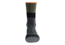 UYN Sportsocken Herren Trekking Socken Trekking One Cool Socks Dunkelgrün/Grün/Dunkelgrau