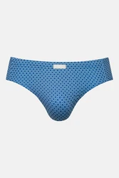 Mey Jazz-Pants Slips Serie Straight Squares Blau/Hellblau