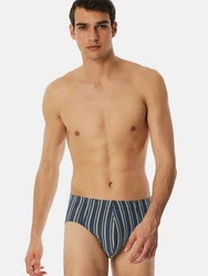 Schiesser Slip Essentials Dunkelblau/Blau/Hellblau