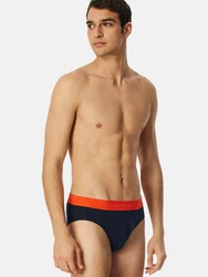 Schiesser Rio Slip Serie 95/5 Dunkelblau/Blau/Hellblau