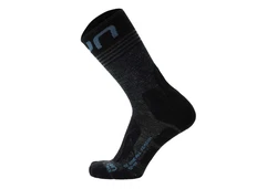 UYN Wandersocken Man Trekking One All Season Mid Socks Dunkelblau/Schwarz