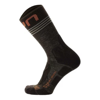 UYN Wandersocken Man Trekking One All Season Mid Socks Braun/Dunkelbraun/Schwarz/Khaki