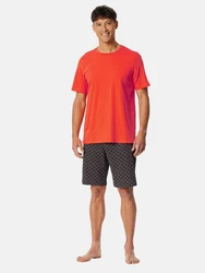 Schiesser Pyjama Rundhals Casual Essentials 