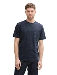 TOM TAILOR T-Shirt mit Brusttasche Dunkelblau/Lila/Hellblau/Grau