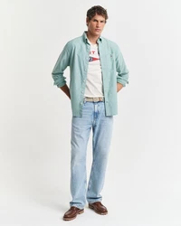 Gant T-Shirt aus Bio-Baumwolle Regular Fit Weiß/Creme/Grau/Gelb/Khaki/Dunkelblau/Gold