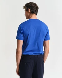 Gant T-Shirt aus Bio-Baumwolle Regular Fit Blau/Dunkelblau/Mintgrün/Grau