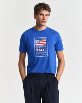 Gant T-Shirt aus Bio-Baumwolle Regular Fit Gant T-Shirt aus Bio-Baumwolle Regular Fit