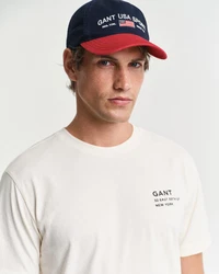GANT T-Shirt Weiß/Creme/Beige