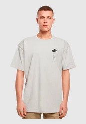 Merchcode T-Shirt Love In The Air Heavy Oversize Tee Grau/Hellgrau/Khaki