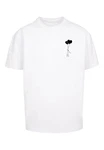 Merchcode T-Shirt Love In The Air Heavy Oversize Tee Weiß/Rot