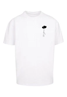 Merchcode T-Shirt Love In The Air Heavy Oversize Tee Weiß/Rot Merchcode T-Shirt Love In The Air Heavy Oversize Tee Weiß/Rot