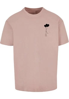 Merchcode T-Shirt Love In The Air Heavy Oversize Tee Rosa/Lila Merchcode T-Shirt Love In The Air Heavy Oversize Tee Rosa/Lila
