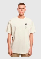 Merchcode T-Shirt Love In The Air Heavy Oversize Tee Khaki/Beige