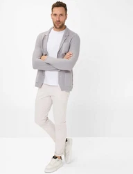 Brax Strickjacke Style JASPER Grau/Hellgrau
