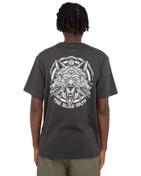 Element T-Shirt Timber x Element Jester Schwarz/Grau/Dunkelgrau/Rot