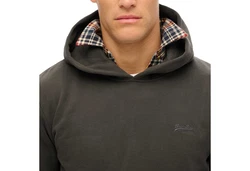 Superdry Sweatshirt Essential Logo Hoodie Dunkelgrau