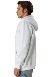 Smith & Solo Hoodie Sweatshirt mit Reißverschluss Weiß/Creme/Hellgrau/Grau/Hellblau