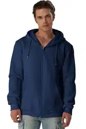Hoodie Herren - Sweatshirt mit Reiverschluss Zipper Sweatjacke Baumwollmix