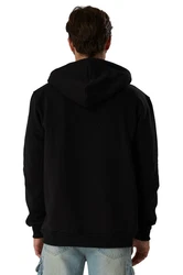 Smith & Solo Hoodie Sweatshirt mit Reißverschluss Schwarz