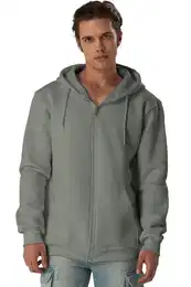 Hoodie Herren - Sweatshirt mit Reiverschluss Zipper Sweatjacke Baumwollmix