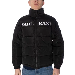Karl Kani Winterjacke Retro Essential Puffer Jacket Schwarz/Blau/Dunkelblau