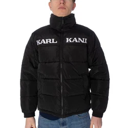 Karl Kani Winterjacke Retro Essential Puffer Jacket Schwarz/Blau/Dunkelblau