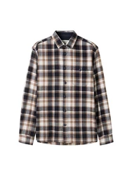 TOM TAILOR Hemd Hellblau/Beige/Blau/Braun