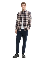 TOM TAILOR Hemd Hellblau/Beige/Blau/Braun