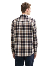 TOM TAILOR Hemd Hellblau/Beige/Blau/Braun