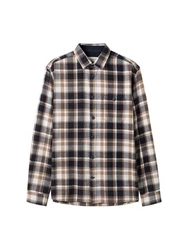 TOM TAILOR Hemd Hellblau/Beige/Blau/Braun
