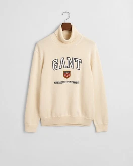 Gant Strickpullover Graphic Turtleneck