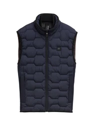 TOM TAILOR Steppweste Hybrid Lightweight Dunkelblau/Dunkelrot/Blau/Hellblau/Bordeaux