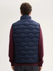 TOM TAILOR Steppweste Hybrid Lightweight Dunkelblau/Dunkelrot/Blau/Hellblau/Bordeaux