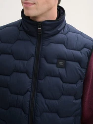 TOM TAILOR Steppweste Hybrid Lightweight Dunkelblau/Dunkelrot/Blau/Hellblau/Bordeaux