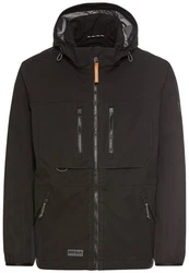 camel active Funktionsjacke Blouson Schwarz/Dunkelgrau