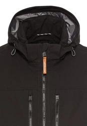 camel active Funktionsjacke Blouson Schwarz/Dunkelgrau