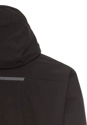 camel active Funktionsjacke Blouson Schwarz/Dunkelgrau