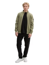 TOM TAILOR Denim Sweatjacke mit Stehkragen 