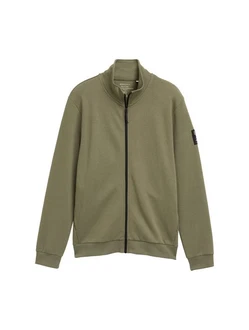 TOM TAILOR Denim Sweatjacke mit Stehkragen 