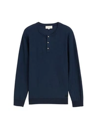 Strickpullover Henley-Strickpullover - Regular Fit