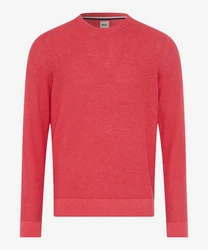 Brax Strickpullover Rick - Slim Fit Rot