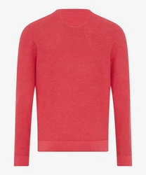 Brax Strickpullover Rick - Slim Fit Rot
