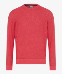 Brax Strickpullover Rick - Slim Fit Rot