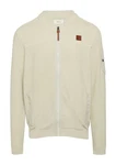 s.Oliver Strickjacke mit Bomber-Kragen Khaki/Creme/Beige